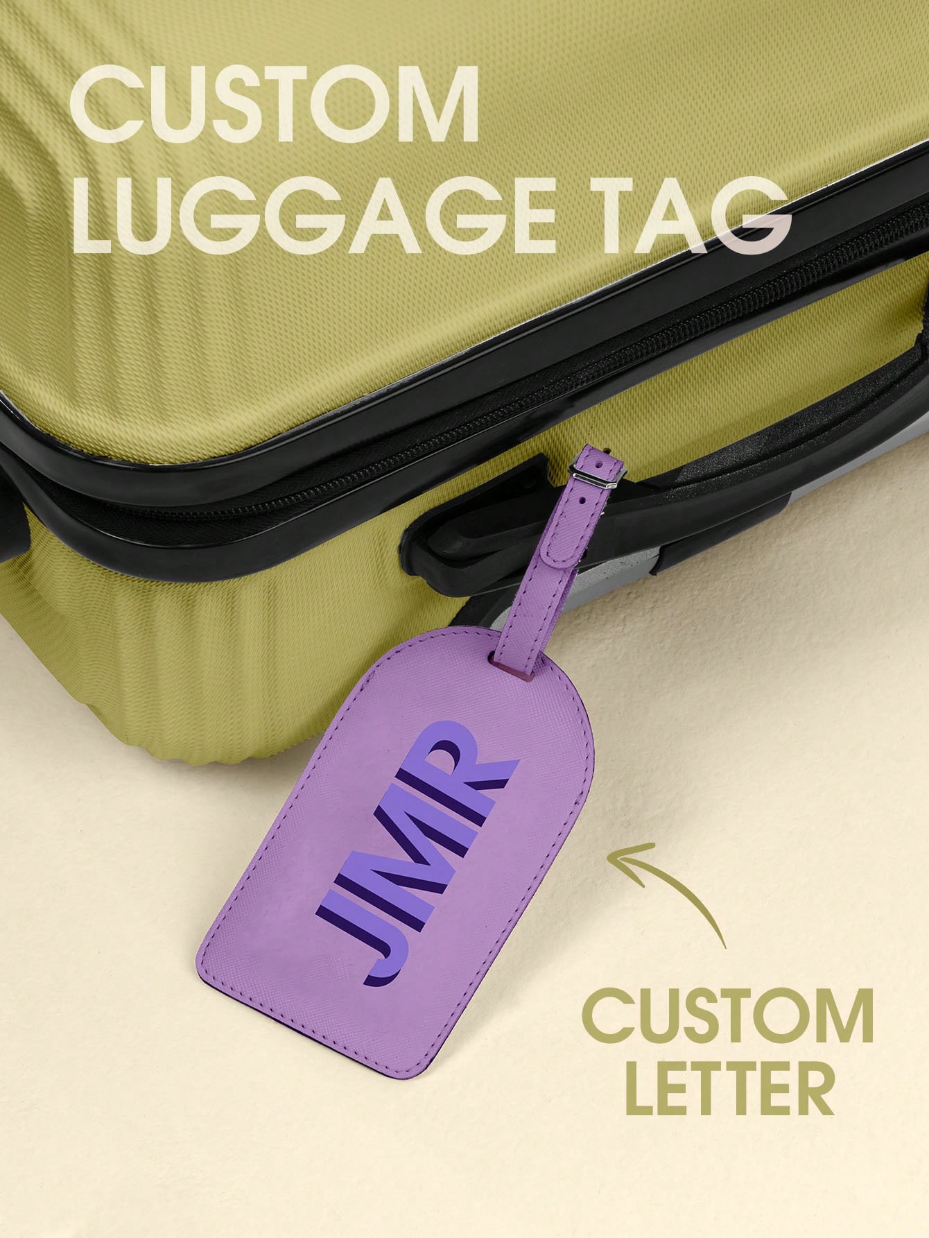 Travel Accessories And Bags - Tag Bagasi Inisial Pribadi Huruf Kustom
