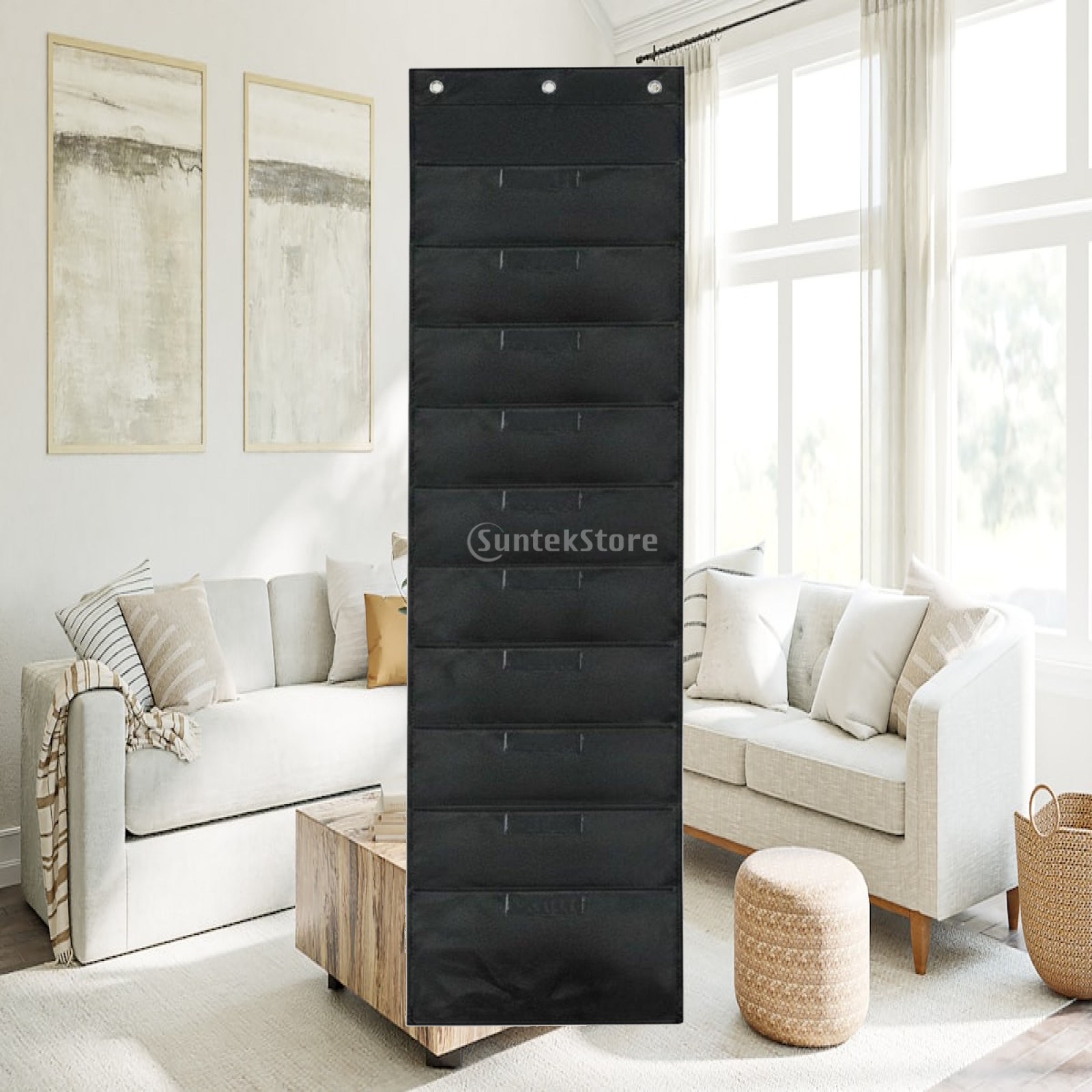 Document Organizer Folder - Organizer Gantung Dinding 10 Kantong, Folder