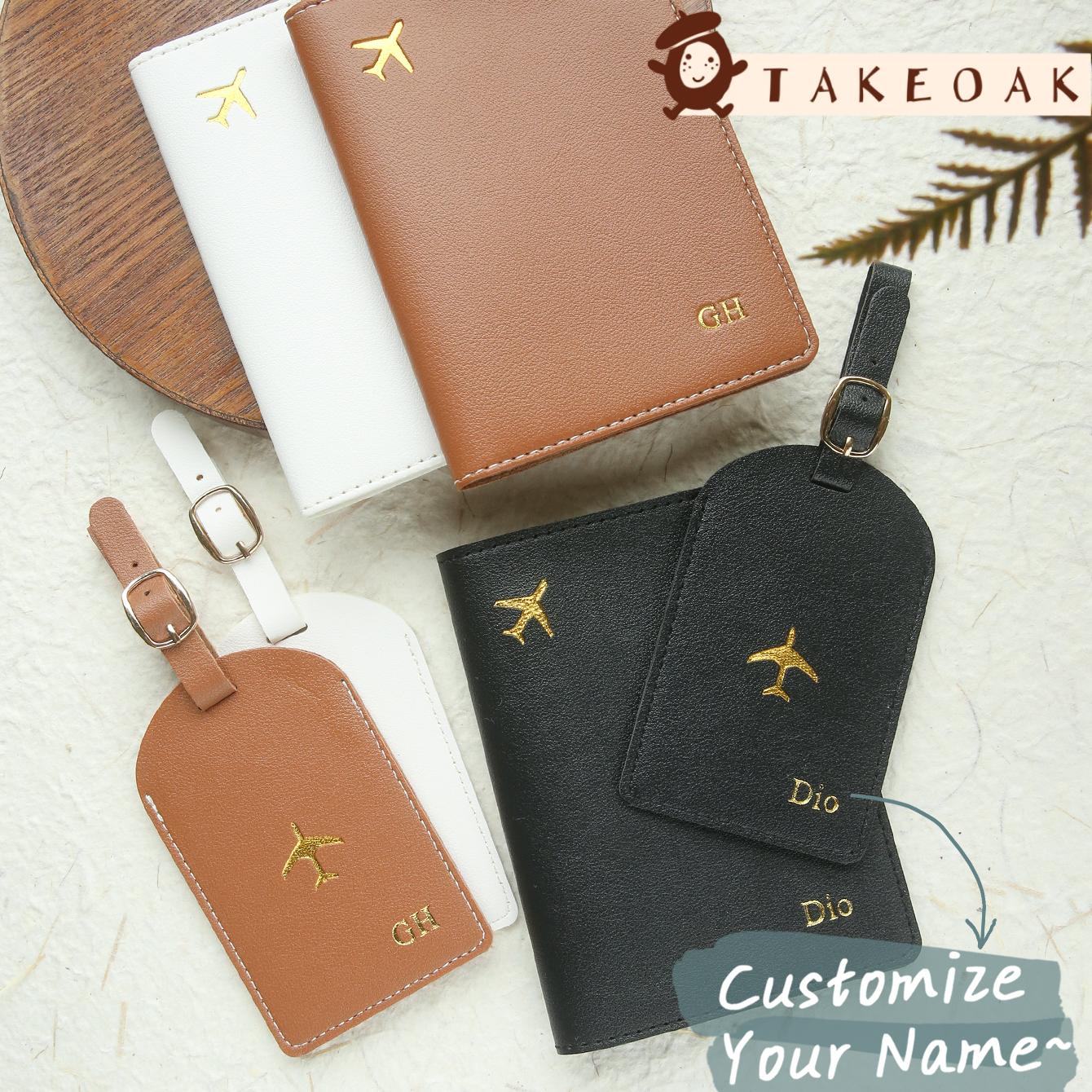 Travel Accessories Overseas - Set Kombo Tempat Paspor & Label
