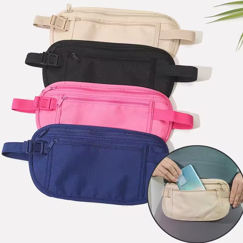 Money Belt Hidden - Tas Pinggang Olahraga Lari, Tas Pinggang