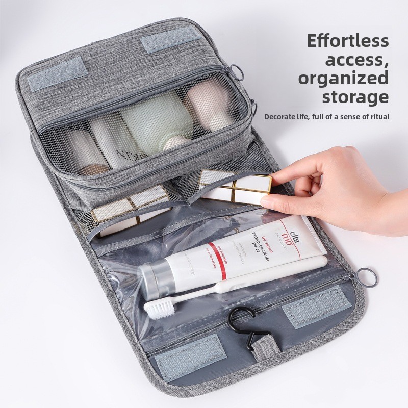 Travel Accessories Toiletries - Tas Perlengkapan Mandi Gantung Kapasitas Besar,