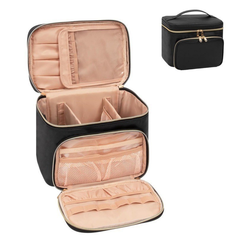 Travel Accessories Toiletries - Tas Makeup Tahan Air Ukuran Besar,