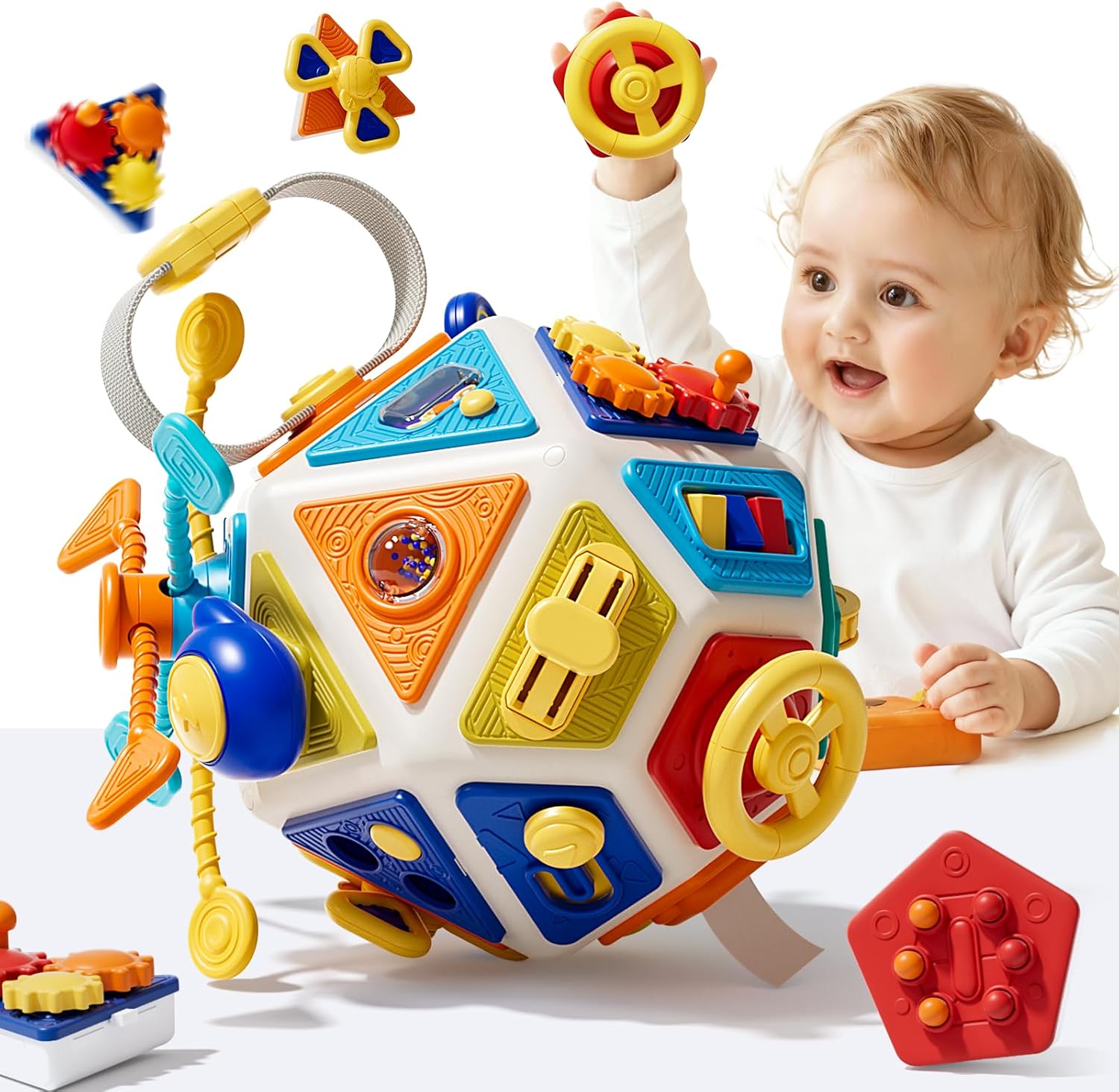 Travel Accessories For Toddlers - Mainan Kubus Aktivitas Baby Busy Board,
