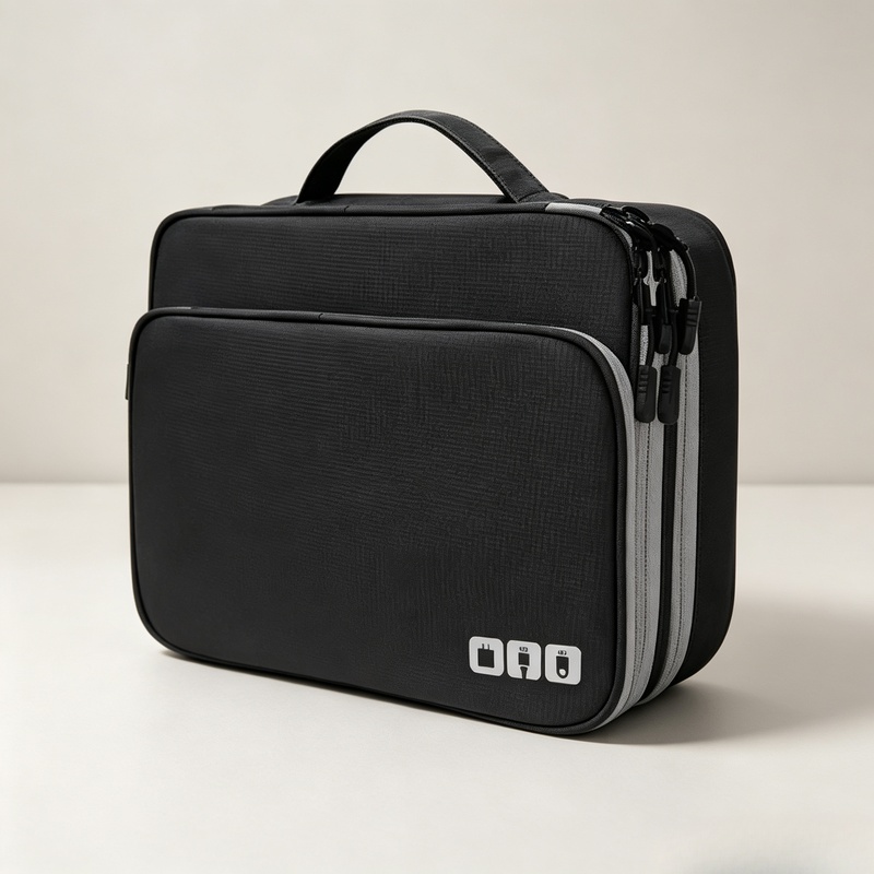 Travel Accessories Electronics - Kantong Organizer Elektronik Multi-Layer, Tas Penyimpanan