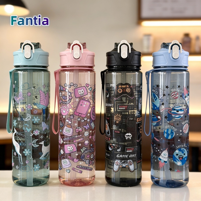 Travel Accessories Bottles - Botol Air 750ml yang Nyaman, Cetak