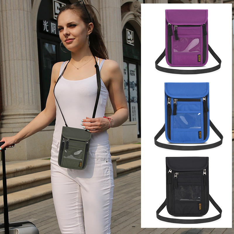 Travel Accessories Overseas - Tas penyimpanan dokumen multifungsi, tas paspor