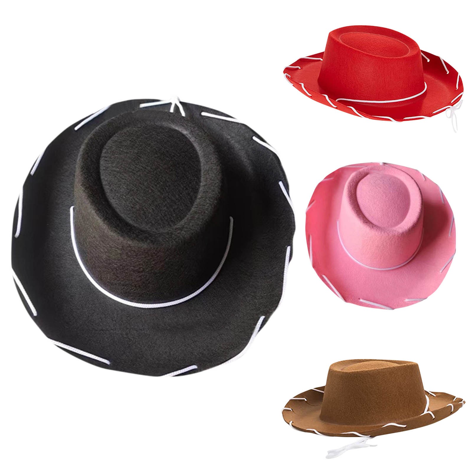 Travel Accessories For Toddlers - Topi Koboi Anak-anak Sombrero Felt Koboi