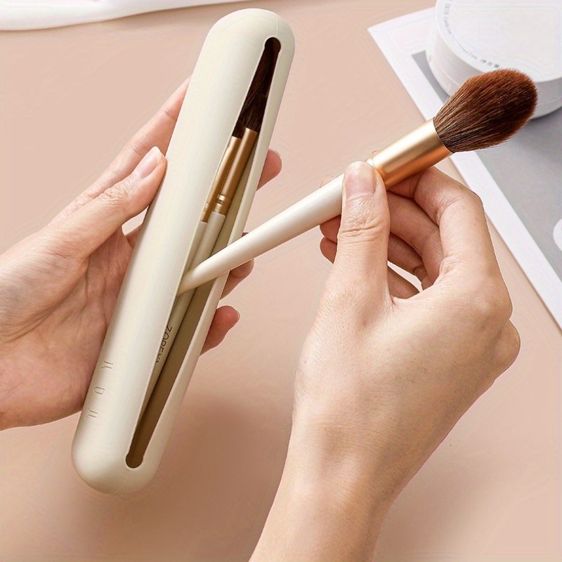 Travel Accessories Toiletries - Tas riasan wajah dompet kuas rias