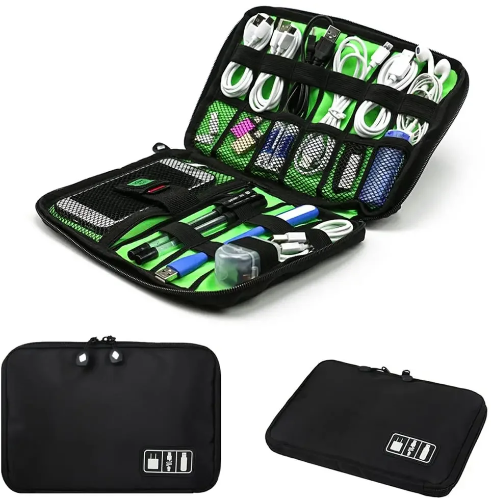 Travel Accessories Electronics - Tas Penyimpanan Pengatur Kabel Sistem Kit