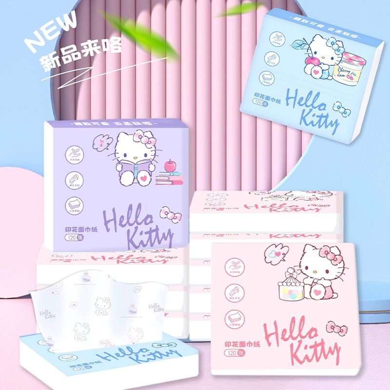 Tisu Wajah Hello Kitty Baru 6  - Travel Accessories In Japan ulasan dan harga