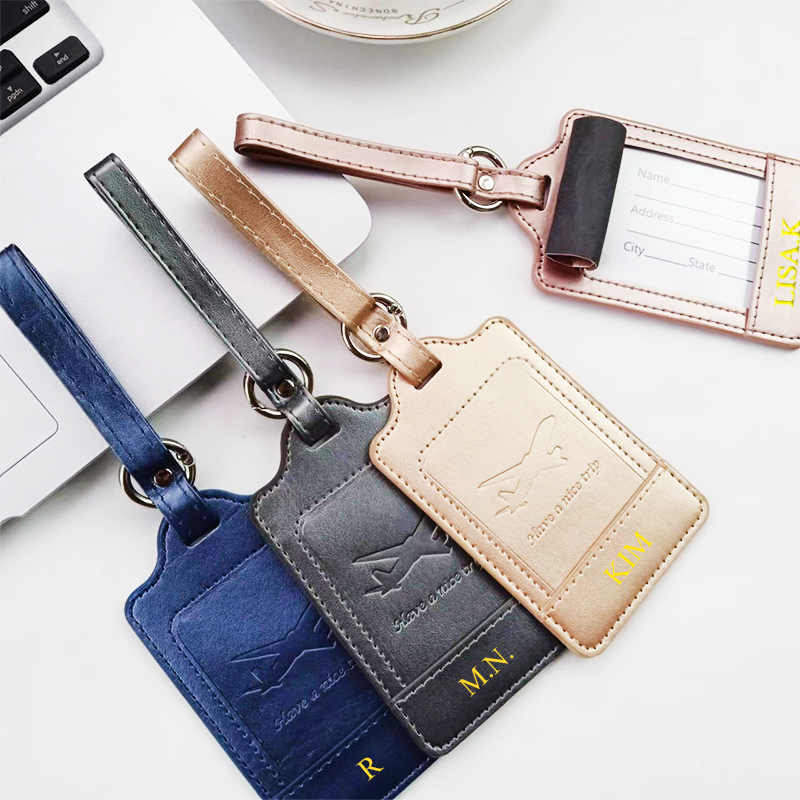 DIY nama tanda bagasi kulit PU - Travel Accessories Company ulasan dan harga