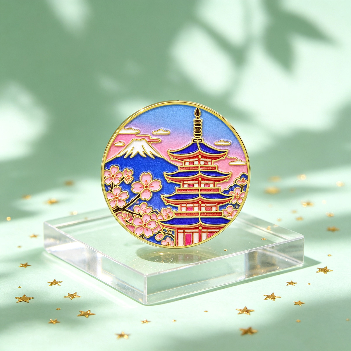 Pin Enamel Bunga Sakura Jepang - Travel Accessories In Japan ulasan dan harga