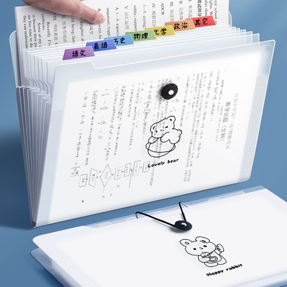 Kartun tahan air A4 File Folde - Document Organizer Folder ulasan dan harga