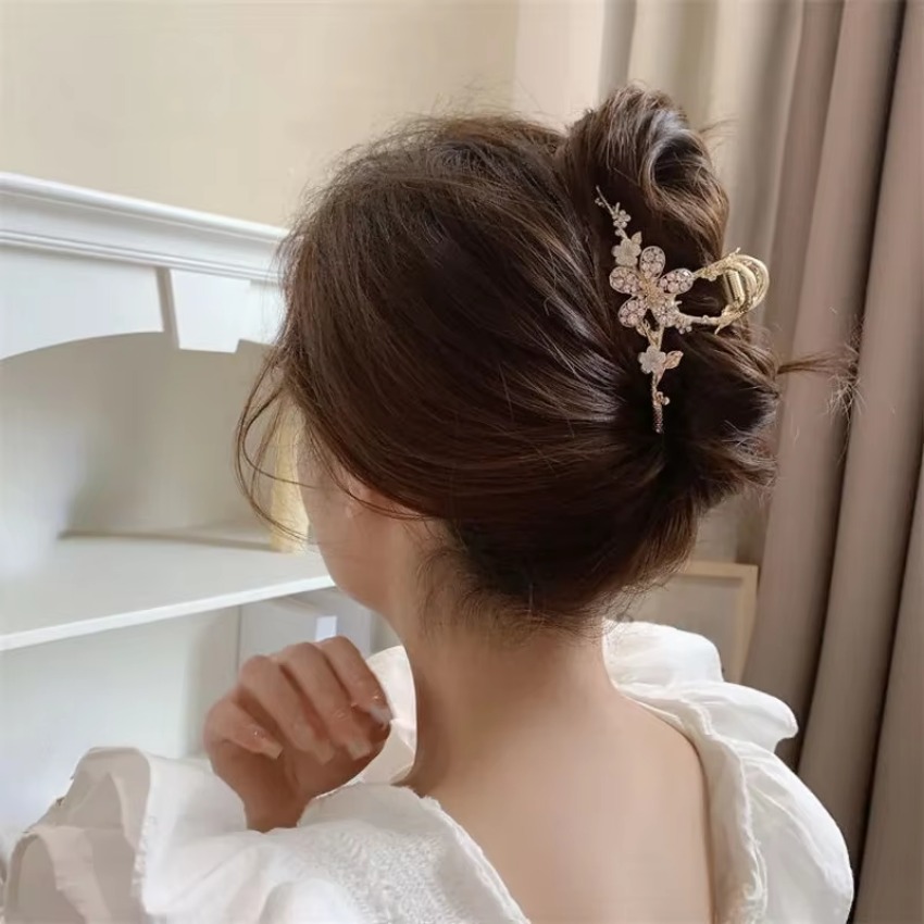 1 Pcs Jepit Rambut Logam Mutia - Travel Accessories For Girls ulasan dan harga