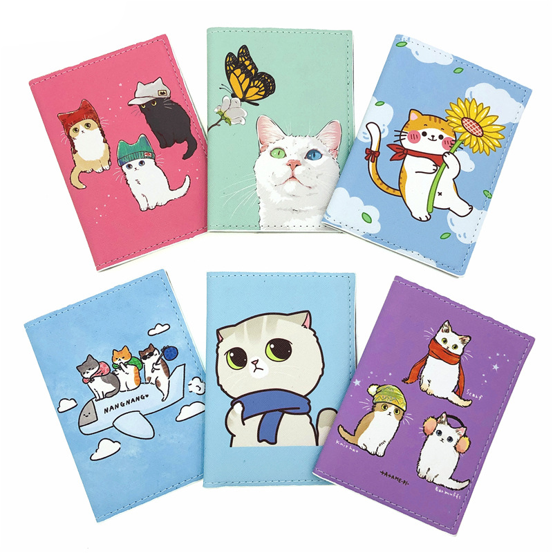 Tempat paspor pola kucing lucu - Travel Accessories Overseas ulasan dan harga