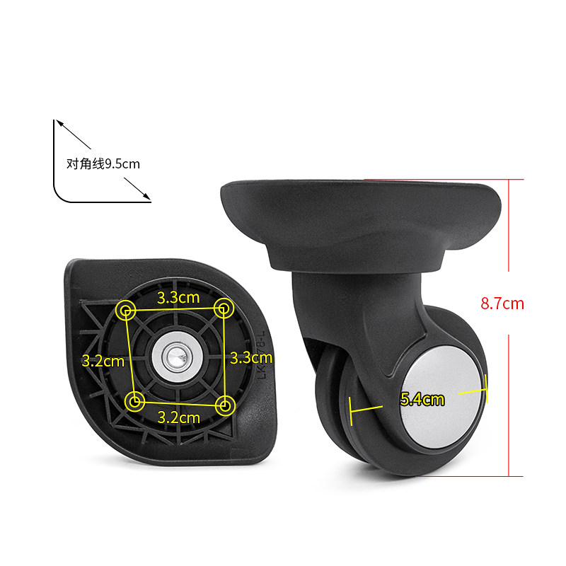 Roda Pengganti Koper Trolley A - Luggage Wheel Replacement ulasan dan harga