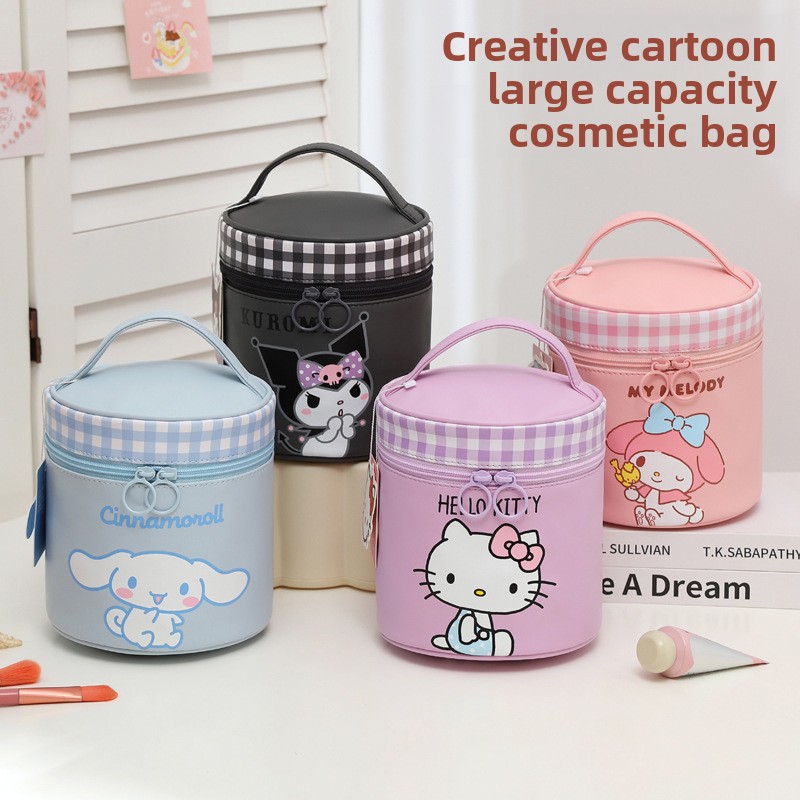Tas Kosmetik Besar Motif Kucin - Travel Accessories In Japan ulasan dan harga