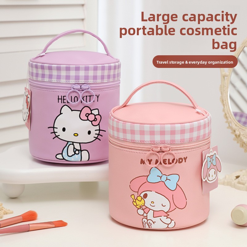 Tas Kosmetik Besar Motif Kucin - Travel Accessories In Japan ulasan dan harga