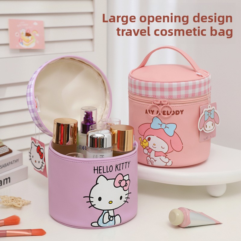Tas Kosmetik Besar Motif Kucin - Travel Accessories In Japan ulasan dan harga