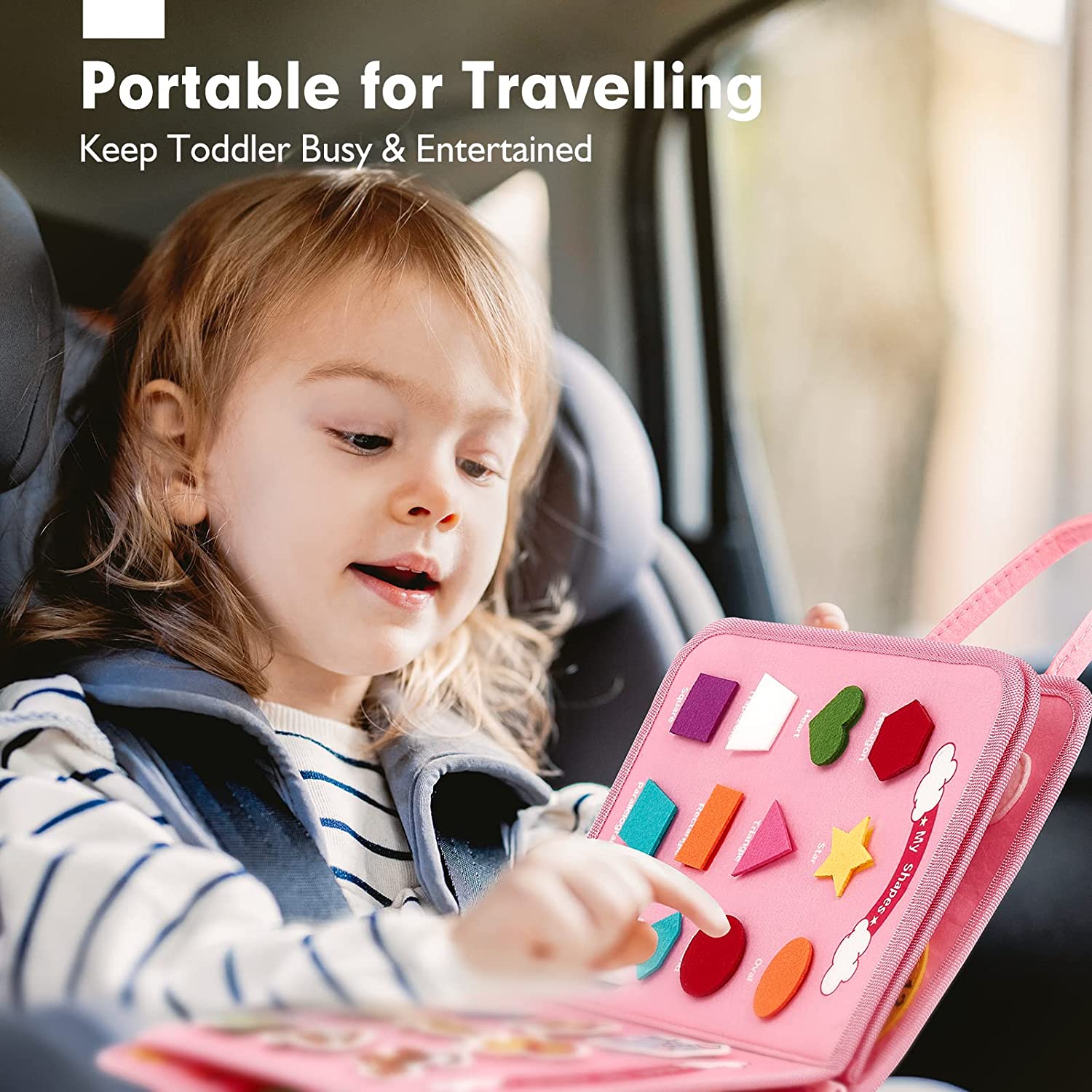 Mainan Montessori Papan Sibuk  - Travel Accessories For Toddlers ulasan dan harga