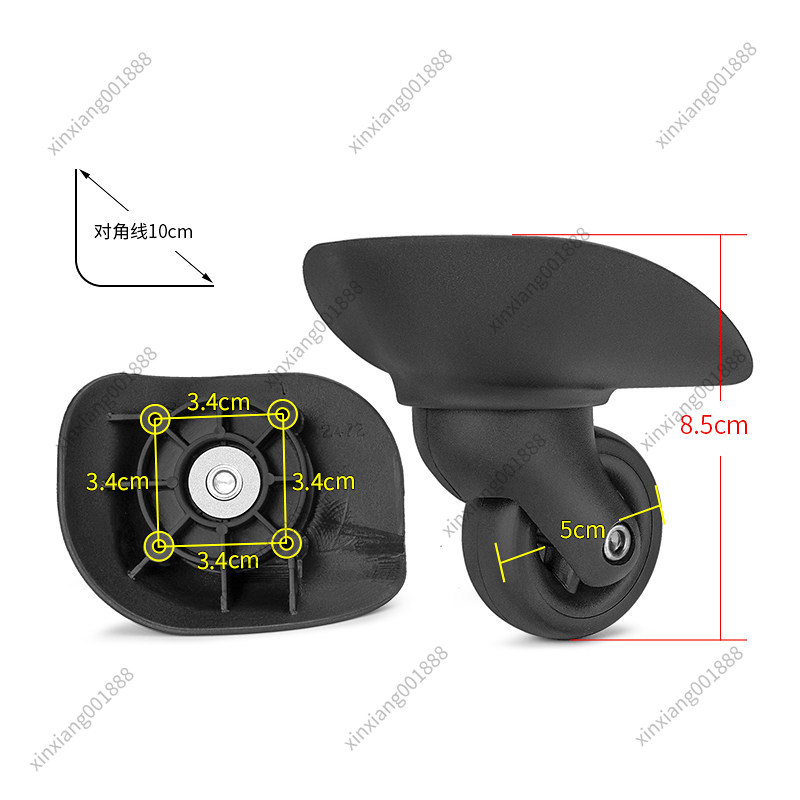 W269 #   2472 Roda Pengganti u - Luggage Wheel Replacement ulasan dan harga