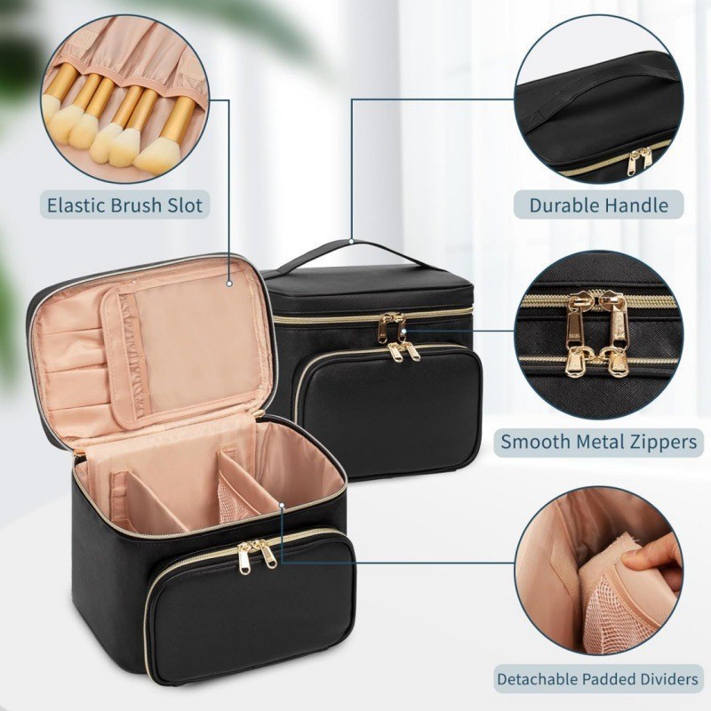 Tas Makeup Tahan Air Ukuran Be - Travel Accessories Toiletries ulasan dan harga