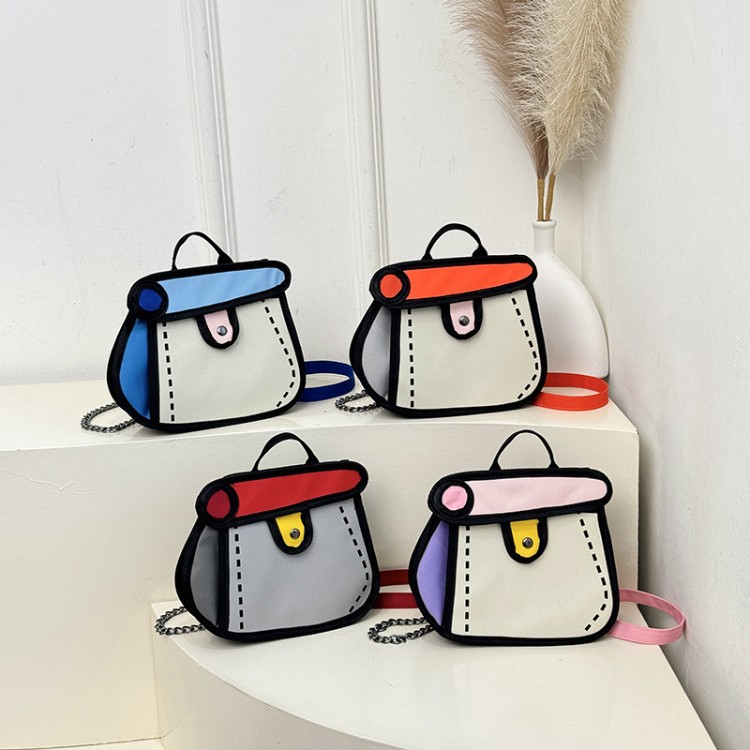 Tas Selempang Kanvas Kartun De - Travel Accessories For Young Women ulasan dan harga