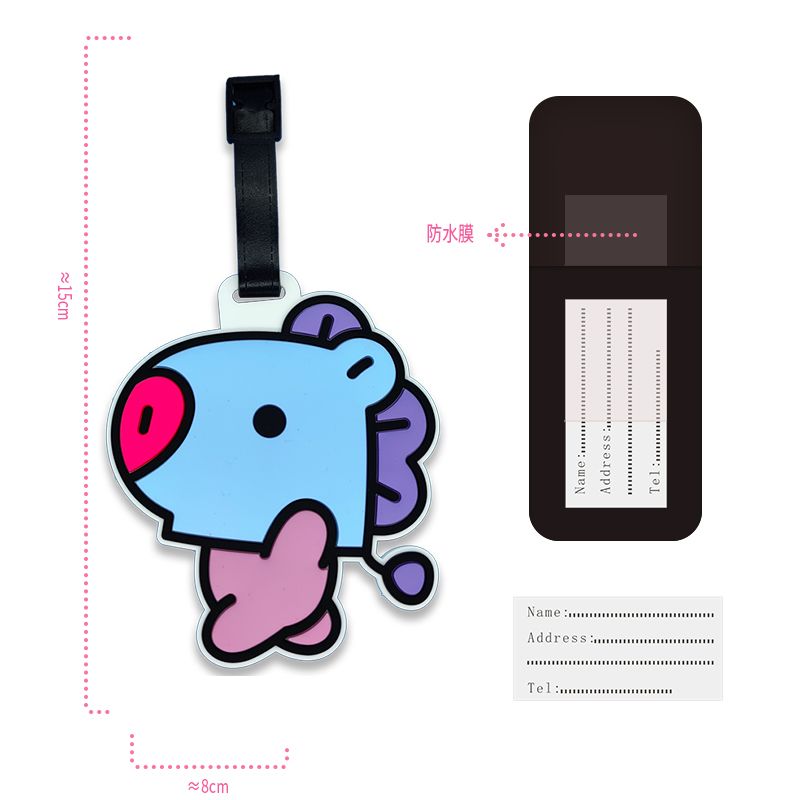 Gantungan kunci kartun BT21 lu - Travel Accessories Unisex ulasan dan harga