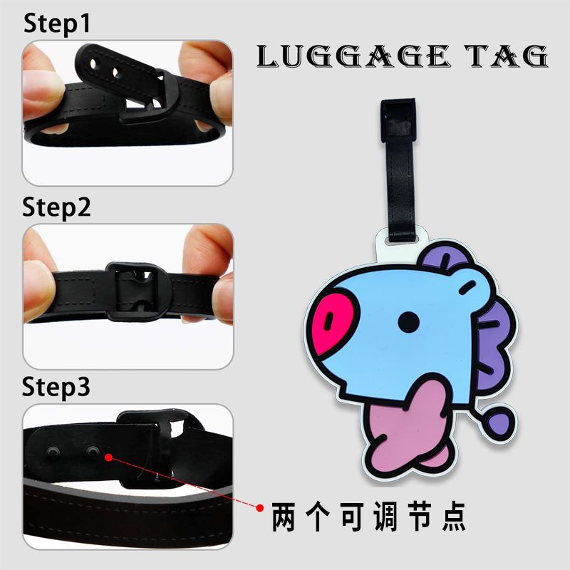 Gantungan kunci kartun BT21 lu - Travel Accessories Unisex ulasan dan harga