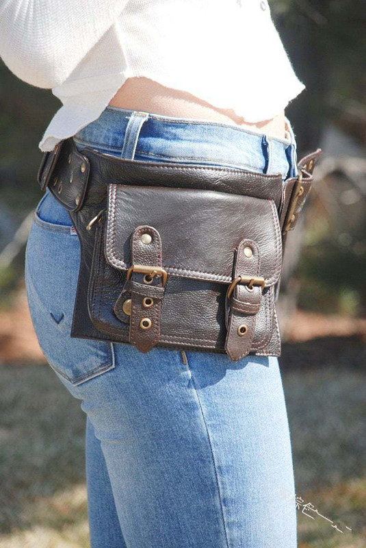 Sabuk Hip Utilitas Kulit Steam - Travel Accessories Hip Belt ulasan dan harga