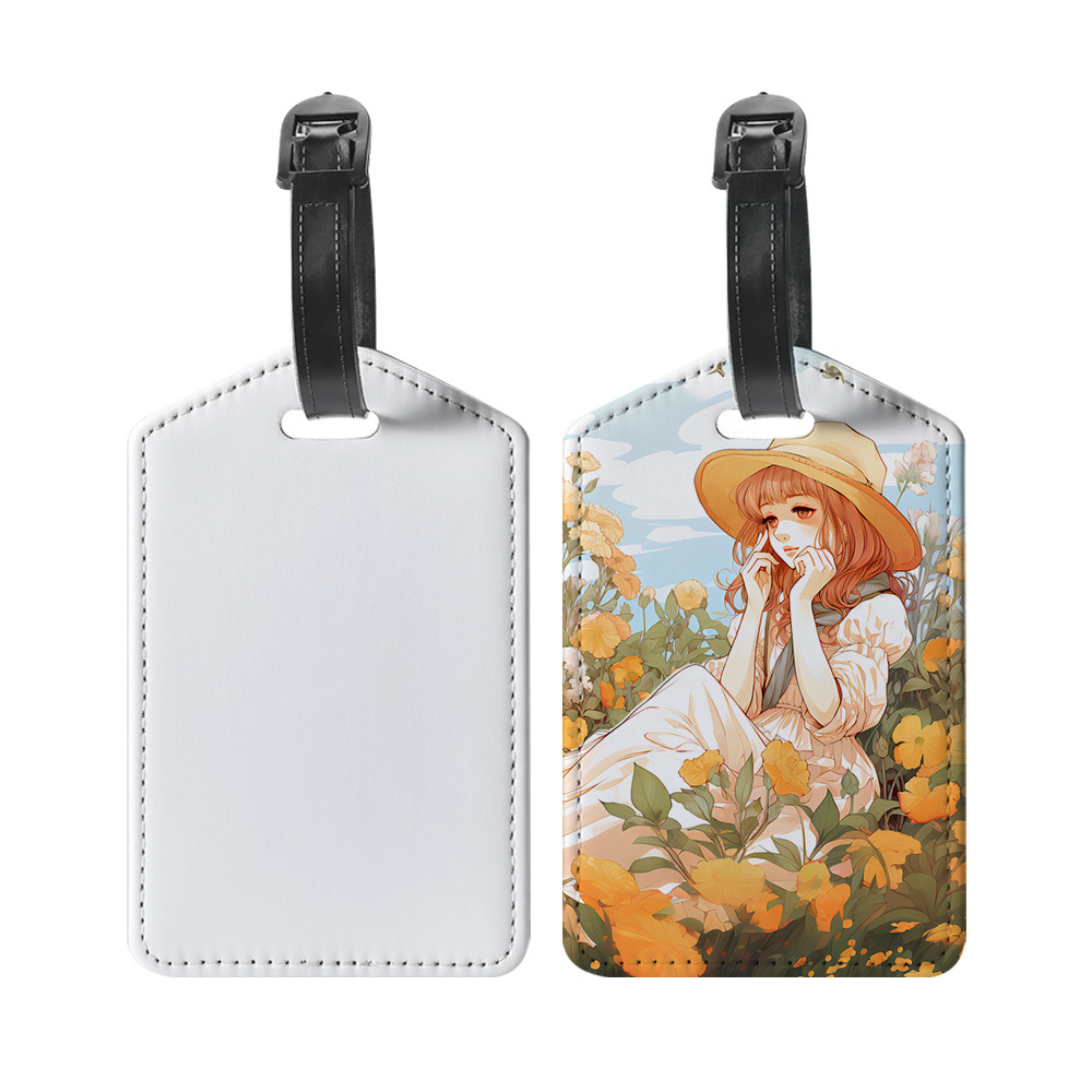 Tag Bagasi Kulit PU Gambar Kus - Travel Accessories Unique ulasan dan harga