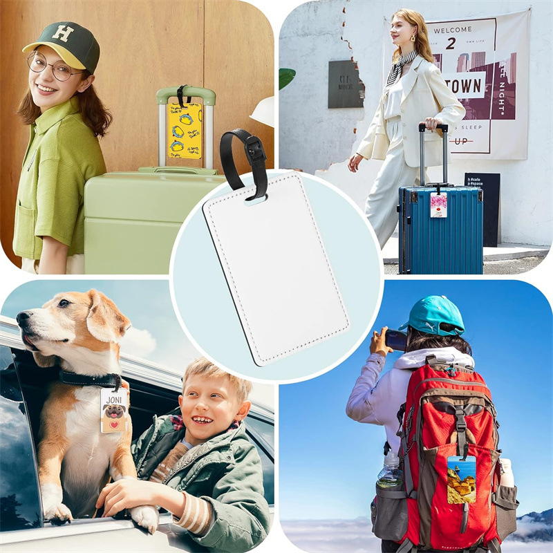 Tag Bagasi Kulit PU Gambar Kus - Travel Accessories Unique ulasan dan harga