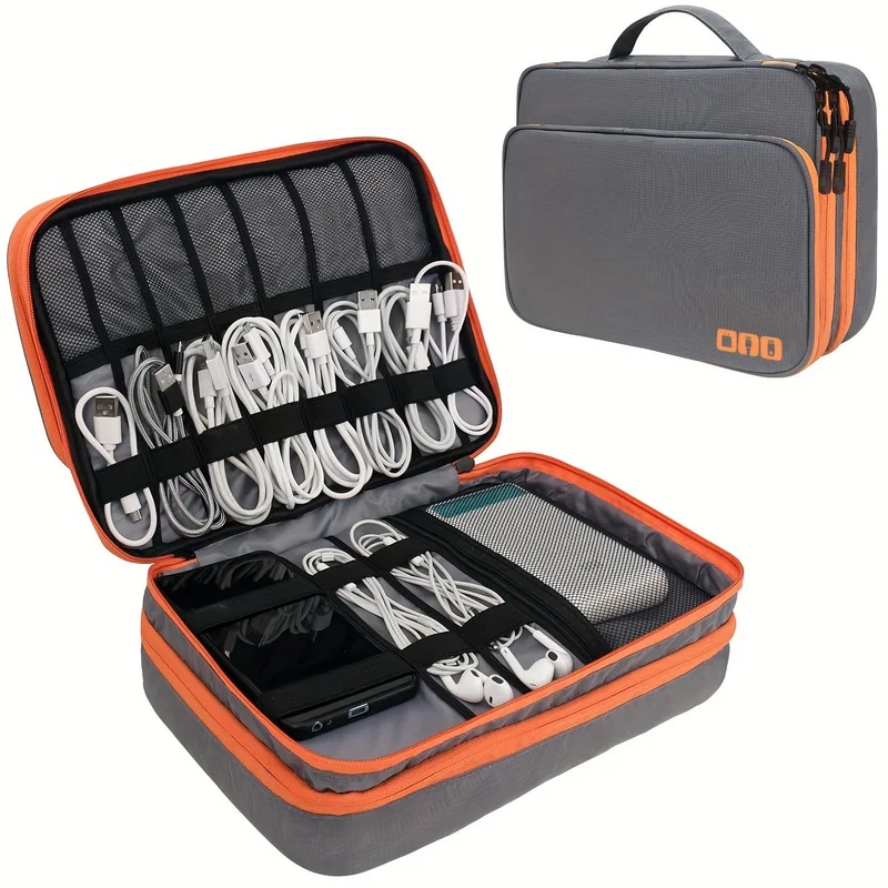 Kantong Organizer Elektronik M - Travel Accessories Electronics ulasan dan harga