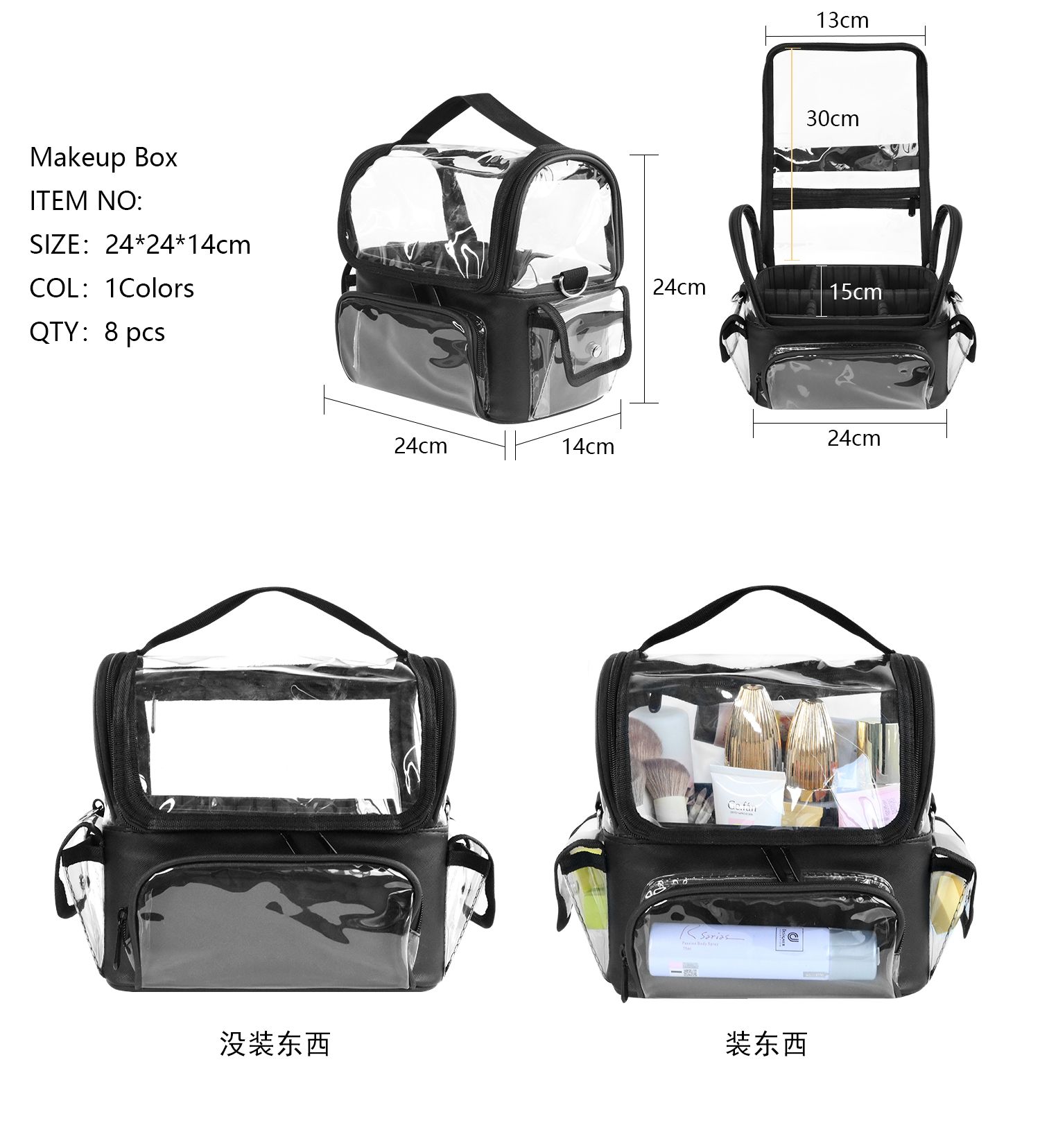 Tas kuas rias wajah, tas penga - Travel Accessories Toiletries ulasan dan harga