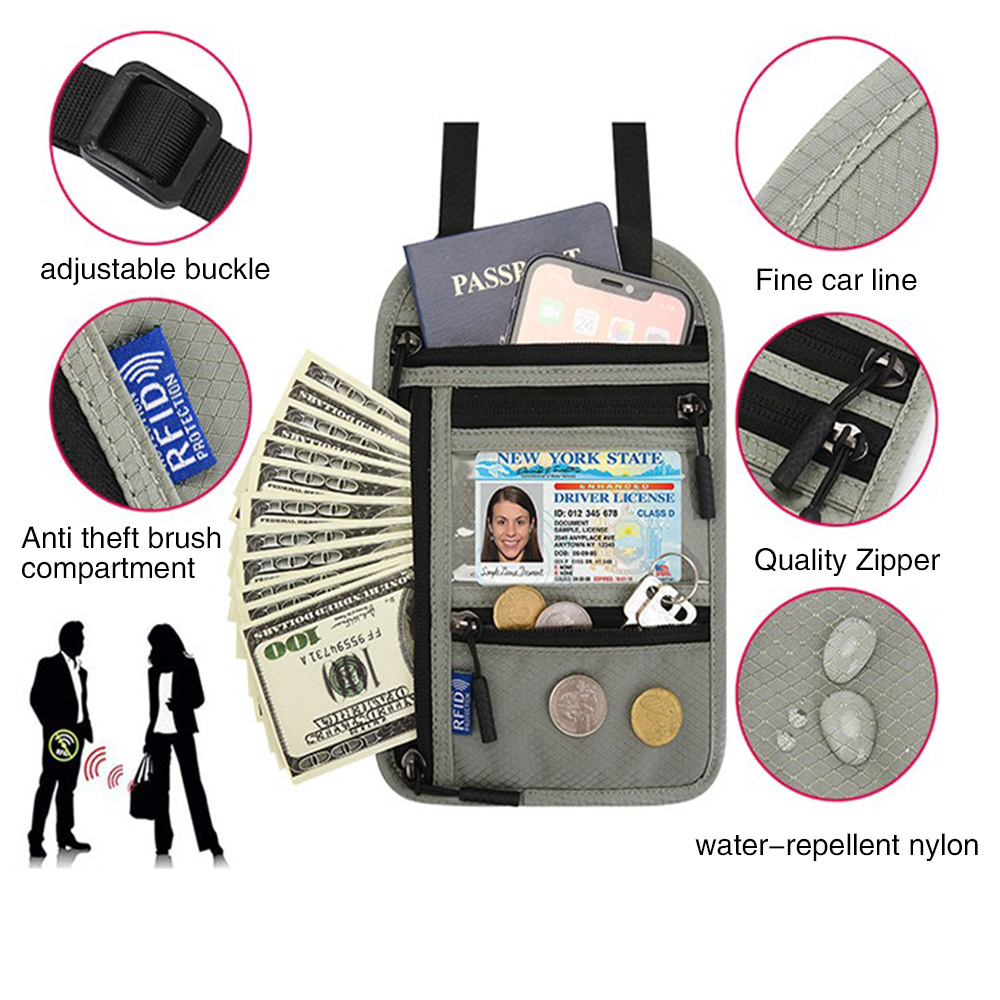 Tas Paspor Leher RFID untuk Pe - Travel Accessories Overseas ulasan dan harga