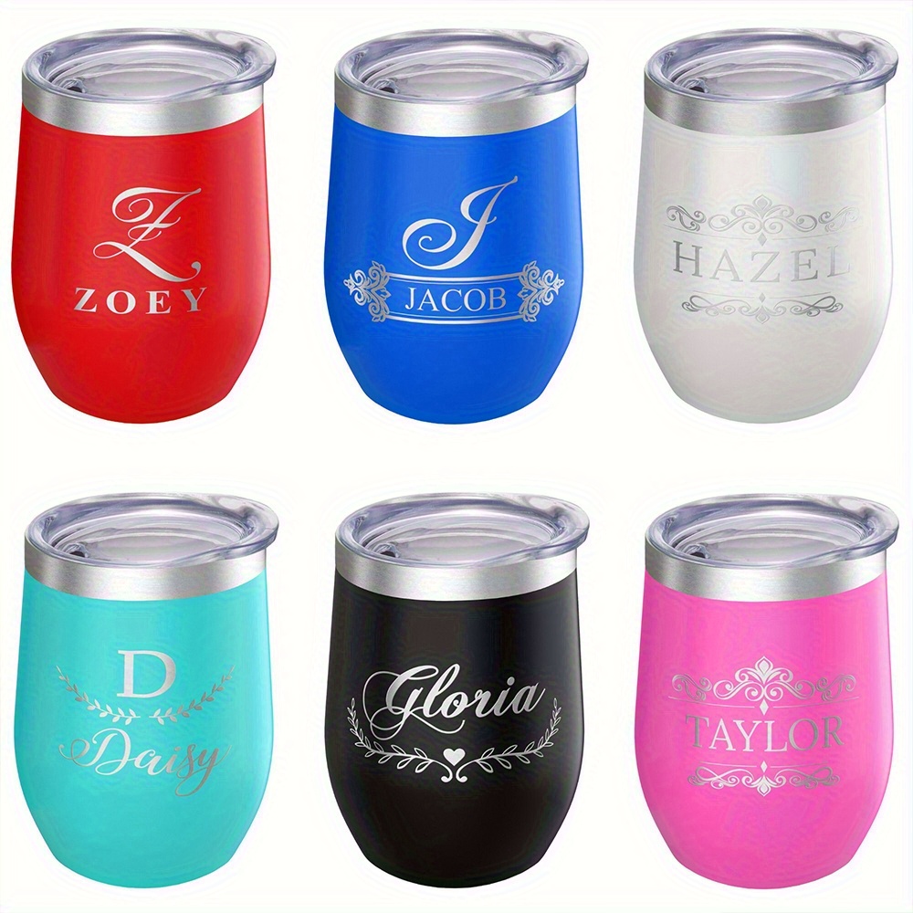 Gelas Anggur Monogram Nama yan - Travel Accessories Bottles ulasan dan harga