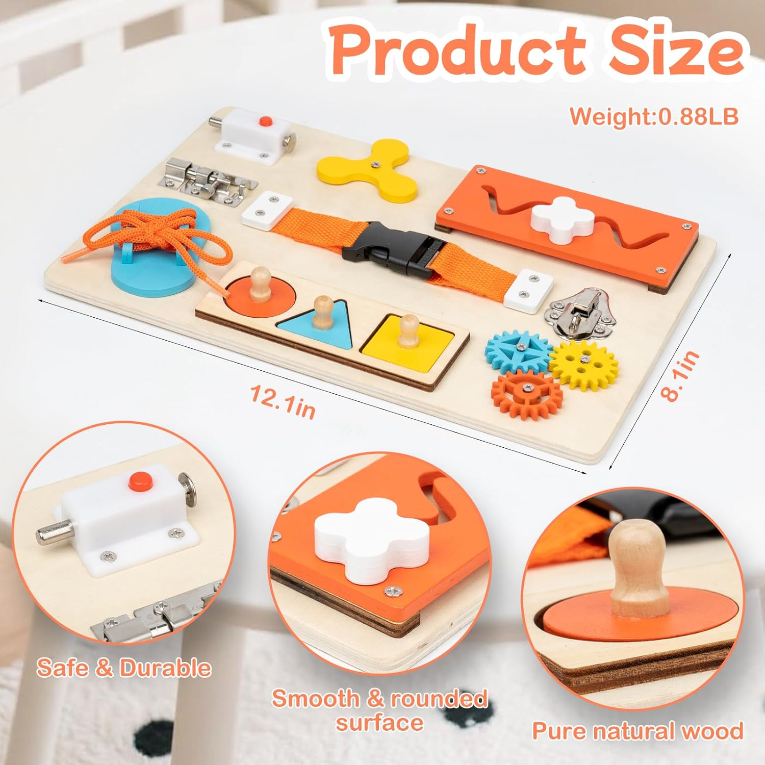 Papan Aktivitas Montessori unt - Travel Accessories For Toddlers ulasan dan harga