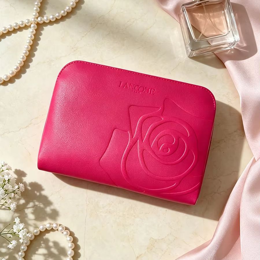 Tas Kosmetik Lancome PU Warna  - Travel Accessories Toiletries ulasan dan harga