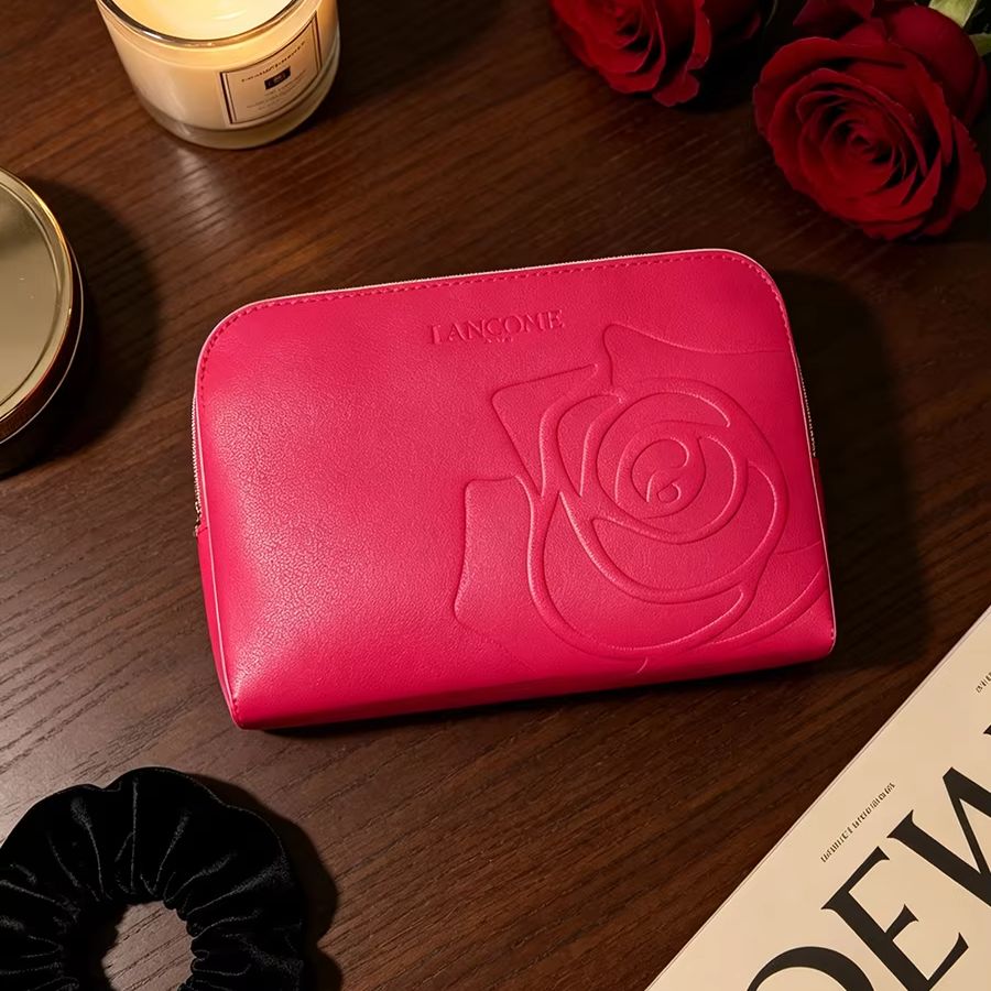 Tas Kosmetik Lancome PU Warna  - Travel Accessories Toiletries ulasan dan harga