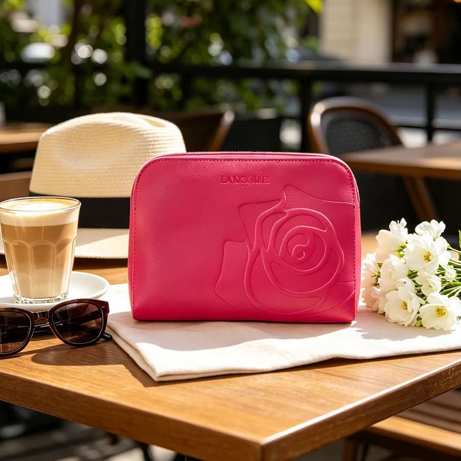 Tas Kosmetik Lancome PU Warna  - Travel Accessories Toiletries ulasan dan harga