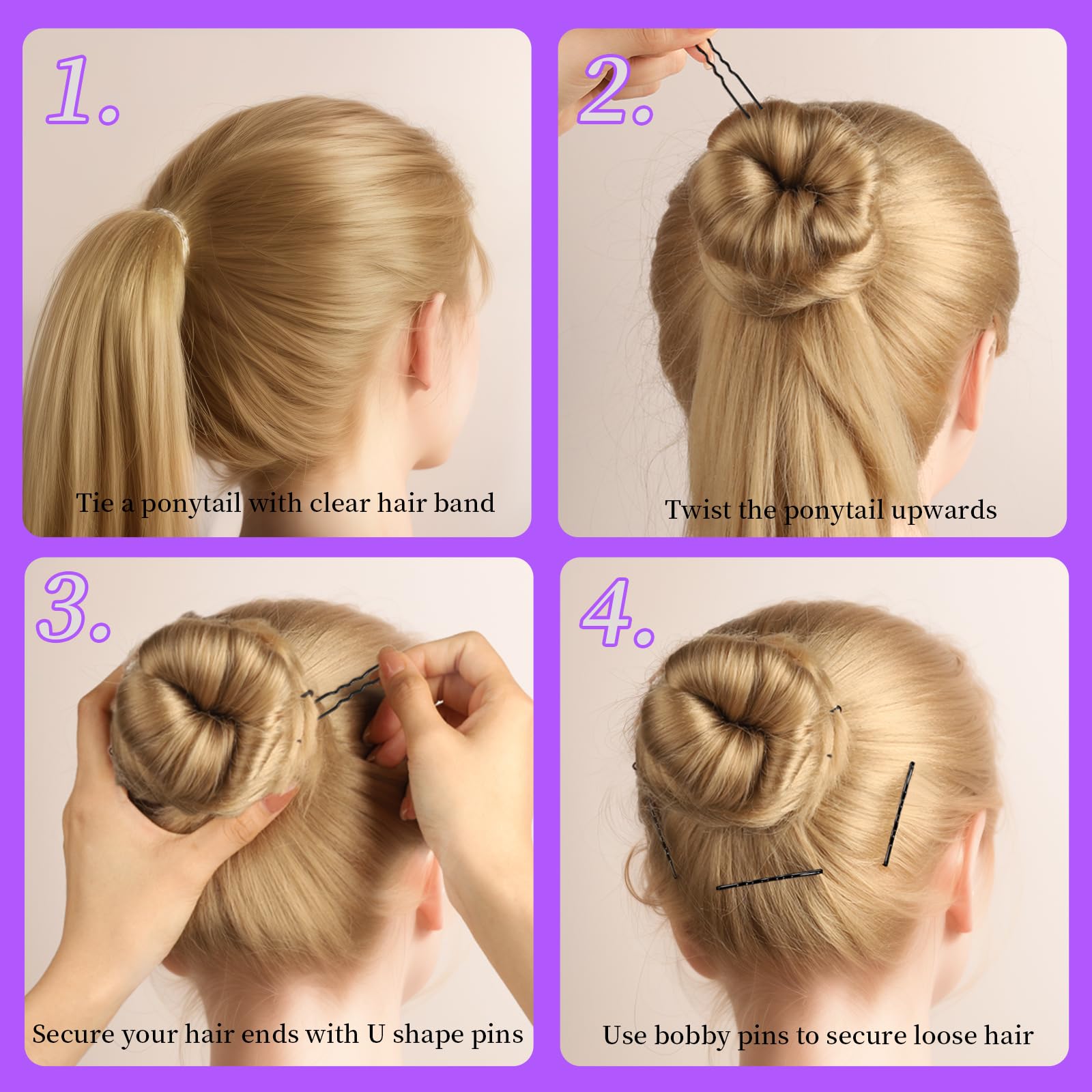 Set Jepit Rambut 4 Pcs/6 Pcs J - Travel Accessories For Toddlers ulasan dan harga