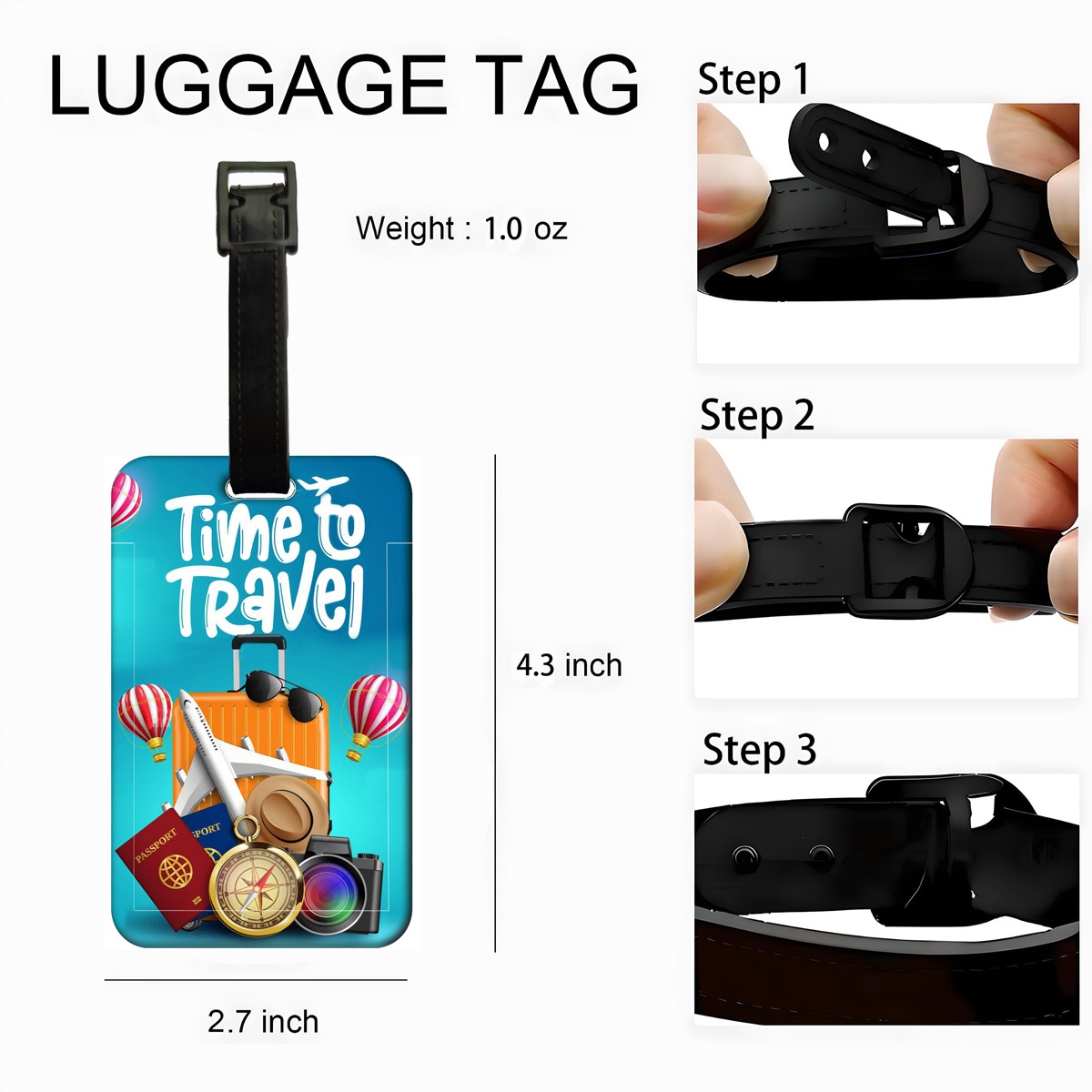 Label Bagasi Gaya Perjalanan P - Travel Accessories Unique ulasan dan harga