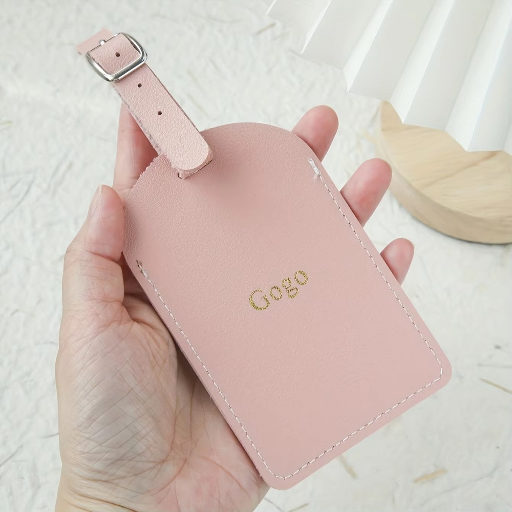 Tag Bagasi Kulit Vegan Monogra - Travel Accessories Unique ulasan dan harga
