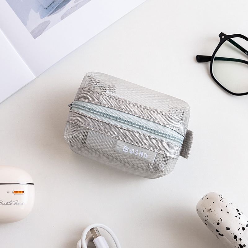 Tas Organizer Jaring Abu-abu – - Travel Accessories Electronics ulasan dan harga