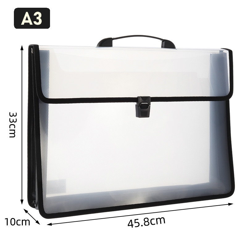 Tas plastik transparan portabe - Document Organizer Folder ulasan dan harga