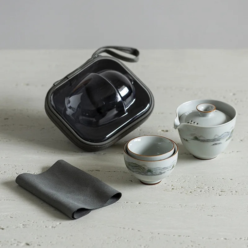 Shanshui Satu Teko Dua Cangkir - Travel Accessories Company ulasan dan harga