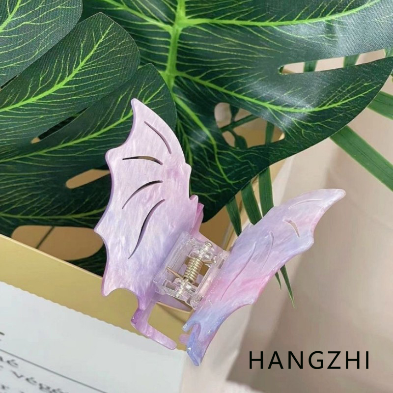 HANGZHI klip rambut kelelawar  - Travel Accessories For Girls ulasan dan harga