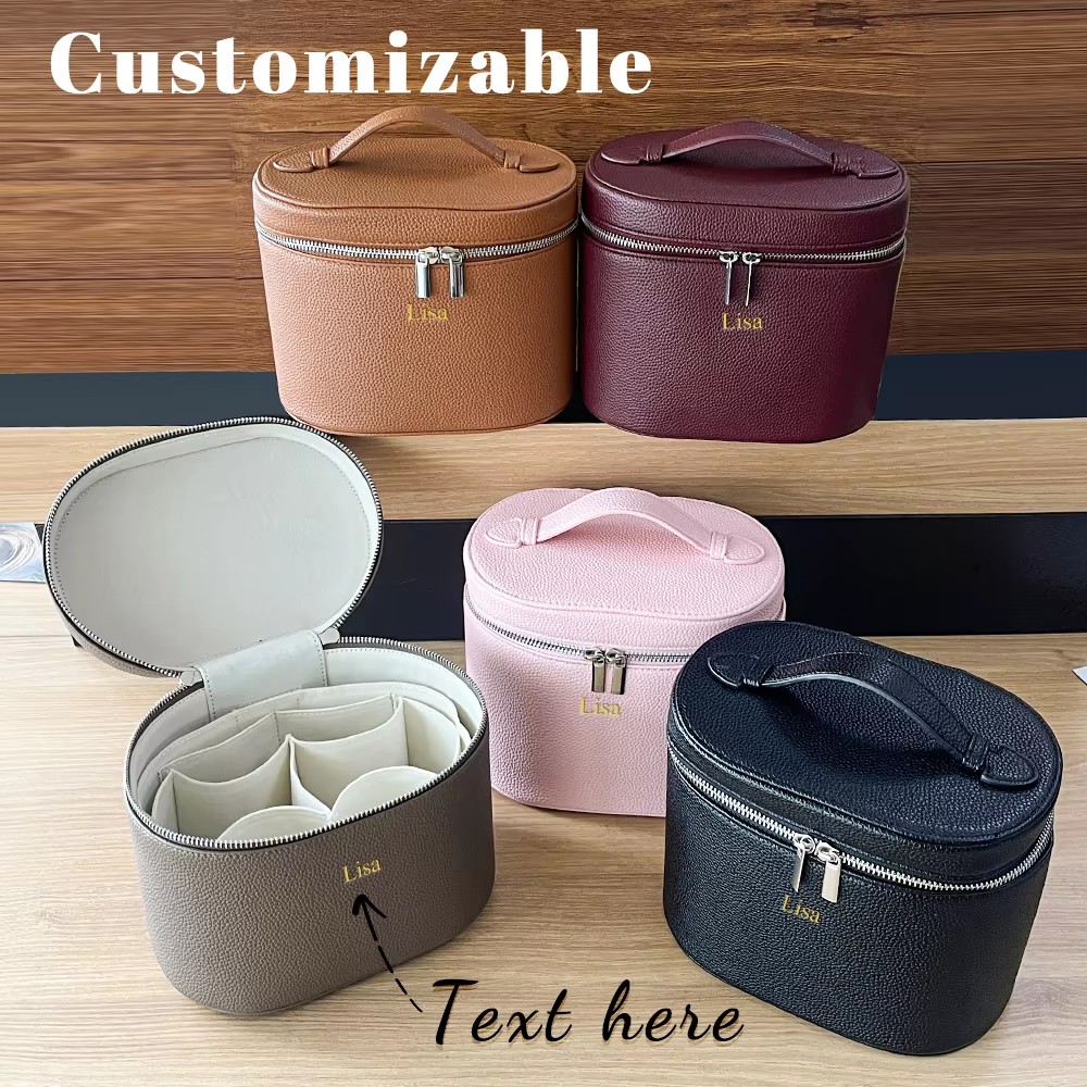 Tas Makeup Kulit PU Kapasitas  - Travel Accessories Toiletries ulasan dan harga