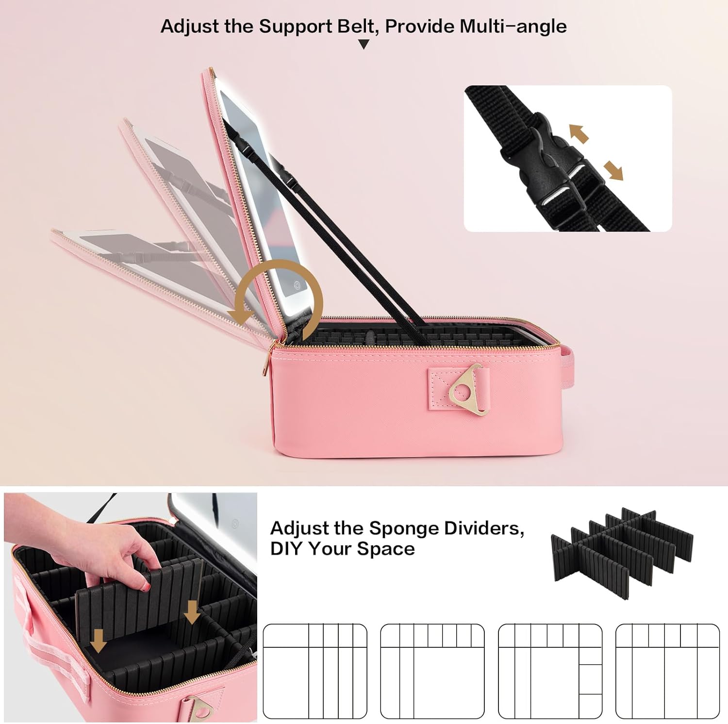 Tas Makeup Kapasitas Besar 15' - Travel Accessories Toiletries ulasan dan harga